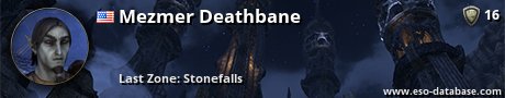 Signatur von Mezmer Deathbane