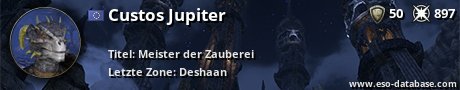 Signatur von Custos Jupiter
