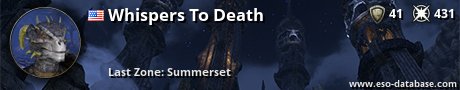 Signatur von Whispers To Death