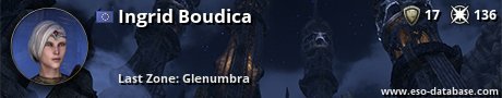 Signatur von Ingrid Boudica