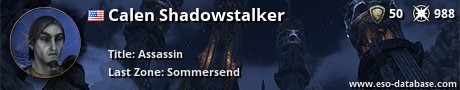 Signatur von Calen Shadowstalker