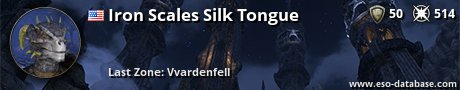 Signatur von Iron Scales Silk Tongue