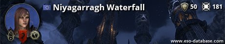 Signatur von Niyagarragh Waterfall