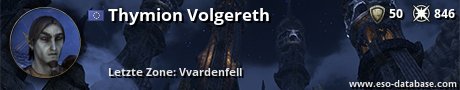 Signatur von Thymion Volgereth