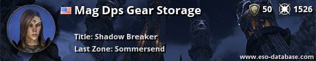 Signatur von Mag Dps Gear Storage