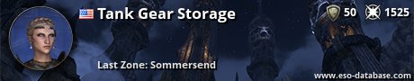 Signatur von Tank Gear Storage