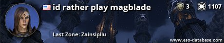 Signatur von id rather play magblade