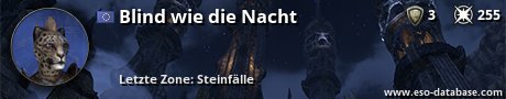 Signatur von Blind wie die Nacht