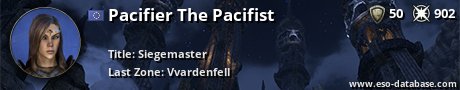Signatur von Pacifier The Pacifist