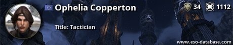 Signatur von Ophelia Copperton