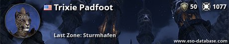 Signatur von Trixie Padfoot