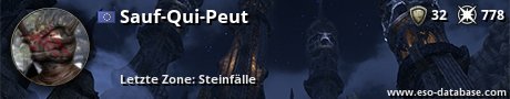 Signatur von Sauf-Qui-Peut
