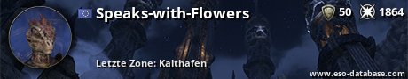 Signatur von Speaks-with-Flowers