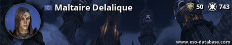 Signatur von Maltaire Delalique