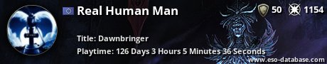 Signatur von Real Human Man