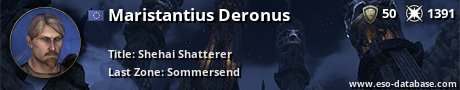 Signatur von Maristantius Deronus