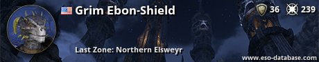 Signatur von Grim Ebon-Shield