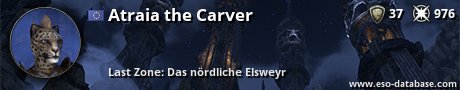 Signatur von Atraia the Carver