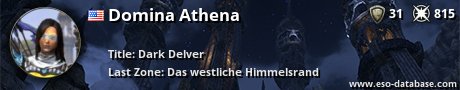 Signatur von Domina Athena