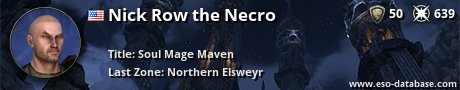 Signatur von Nick Row the Necro