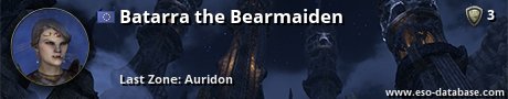 Signatur von Batarra the Bearmaiden