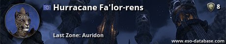Signatur von Hurracane Fa'lor-rens