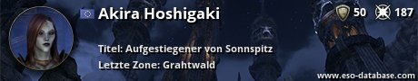 Signatur von Akira Hoshigaki