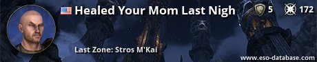 Signatur von Healed Your Mom Last Nigh