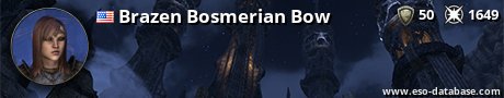 Signatur von Brazen Bosmerian Bow