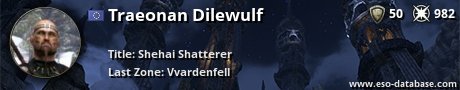 Signatur von Traeonan Dilewulf