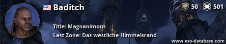 Signatur von Baditch