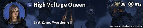 Signatur von High Voltage Queen