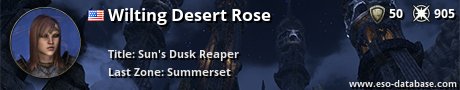Signatur von Wilting Desert Rose
