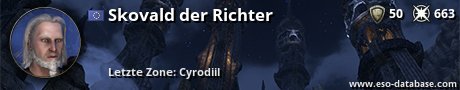 Signatur von Skovald der Richter