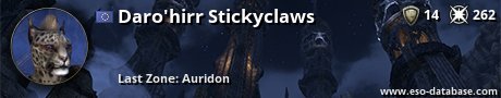 Signatur von Daro'hirr Stickyclaws
