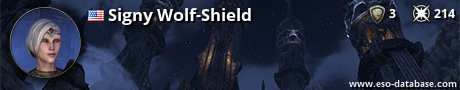 Signatur von Signy Wolf-Shield
