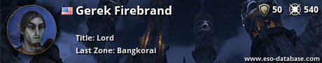 Signatur von Gerek Firebrand
