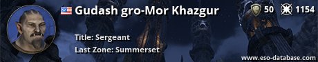 Signatur von Gudash gro-Mor Khazgur