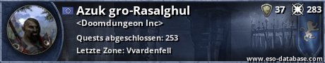 Signatur von Azuk gro-Rasalghul