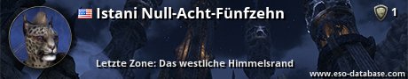 Signatur von Istani Null-Acht-Fünfzehn