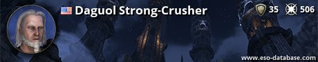 Signatur von Daguol Strong-Crusher