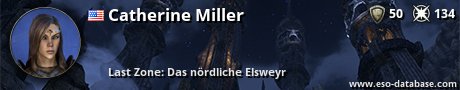 Signatur von Catherine Miller