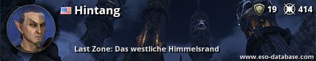 Signatur von Hintang
