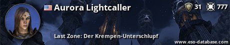 Signatur von Aurora Lightcaller