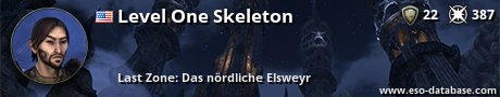 Signatur von Level One Skeleton