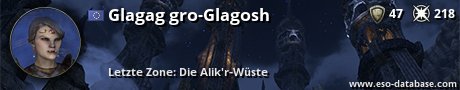 Signatur von Glagag gro-Glagosh