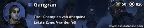 Signatur von Gangrän