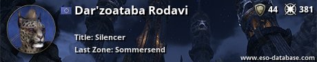 Signatur von Dar'zoataba Rodavi