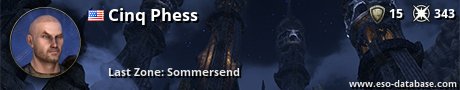 Signatur von Cinq Phess