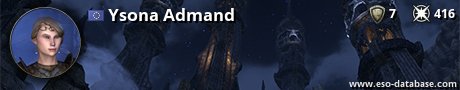 Signatur von Ysona Admand